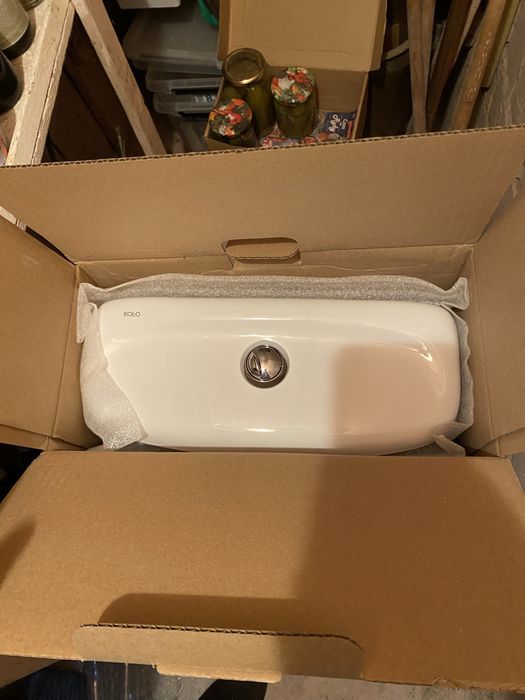 Wc kompact miska klozetowa, spłuczka, deska