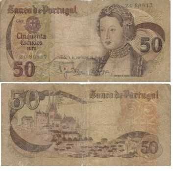 Portugal - - - 50$00 - Infanta D. Maria - - - - - Notas