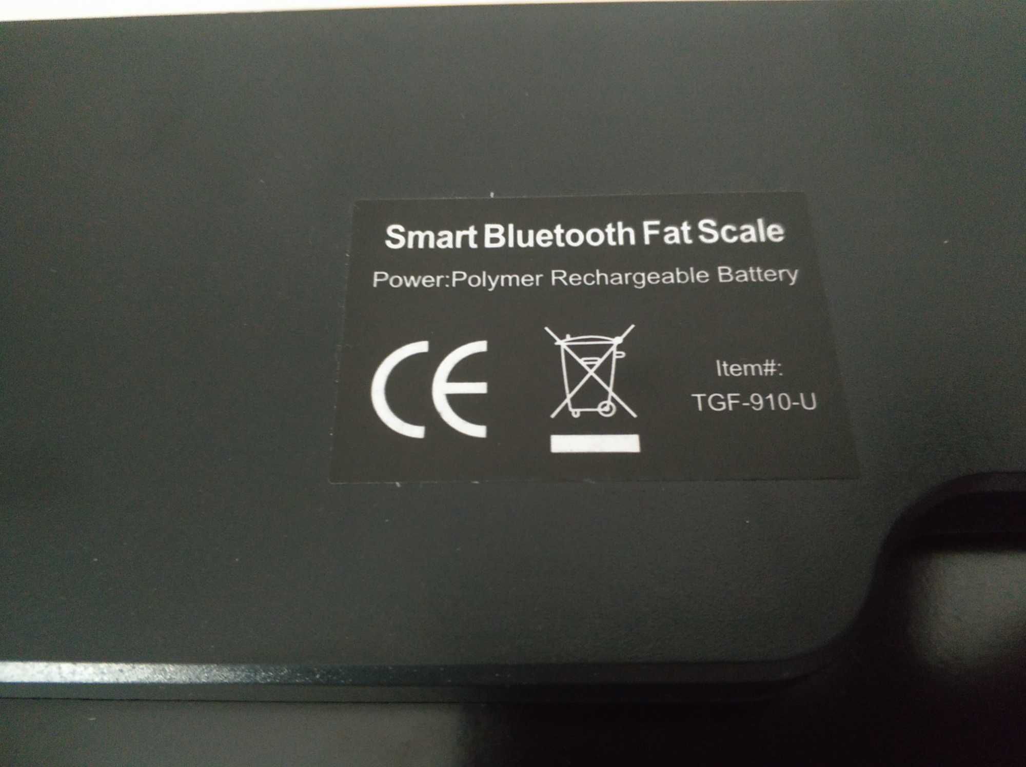 Waga Łazienkowa Bluetooth BMI YoungDo TGF 910U tkanki tłuszczowej