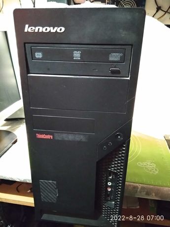 komputer Lenovo M58P, core quad Q6600, 4GB DDR3, 320Gb, monitor 19"