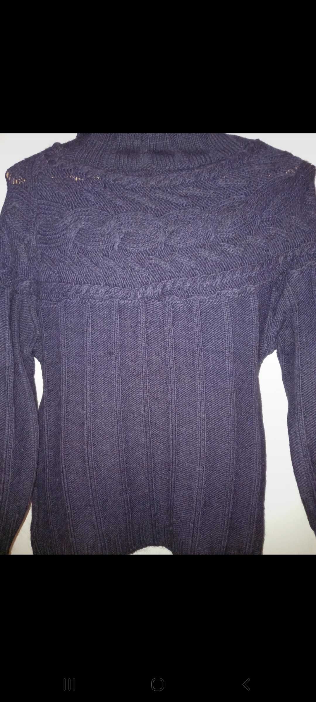 Camisola de malha roxa escura - M - Tiffosi