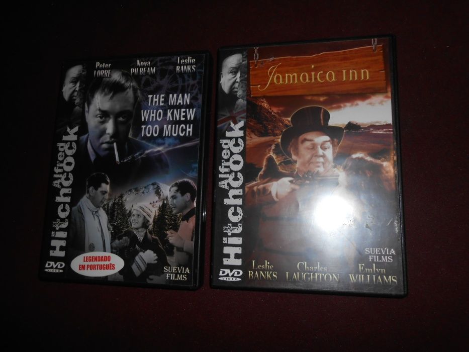 Alfred Hitchcock/Conjunto de 8 filmes em DVD-3 euros cada DVD