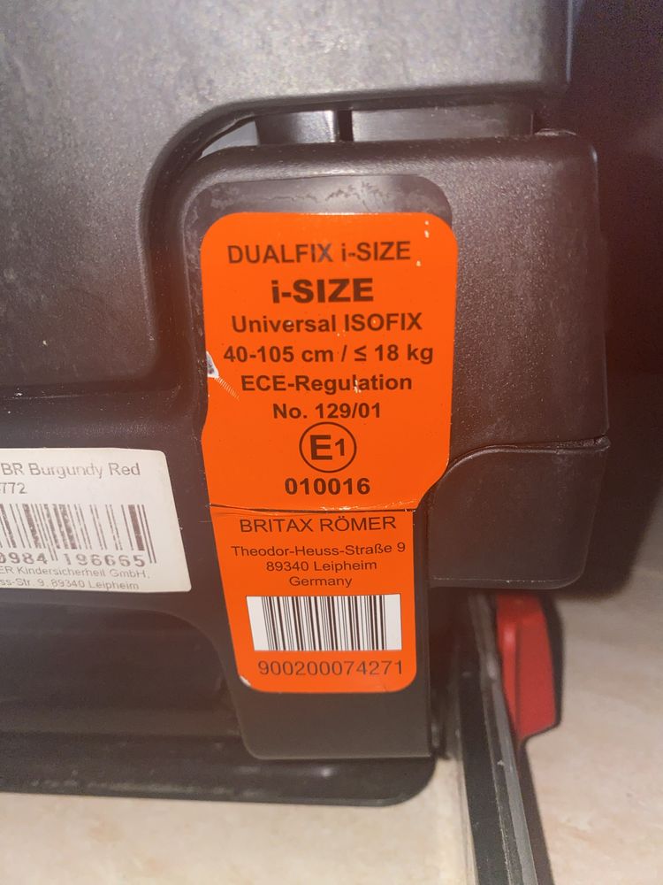 Автокресло Britax Romer dualfix i-size