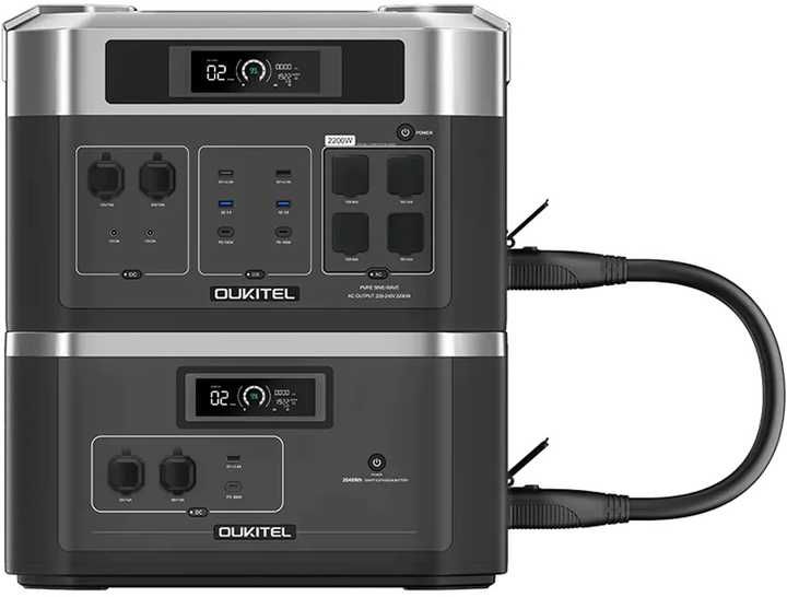 Зарядная станция Oukitel BP2000E / 2200 Вт / 2048 Вт⋅ч / LiFePO4