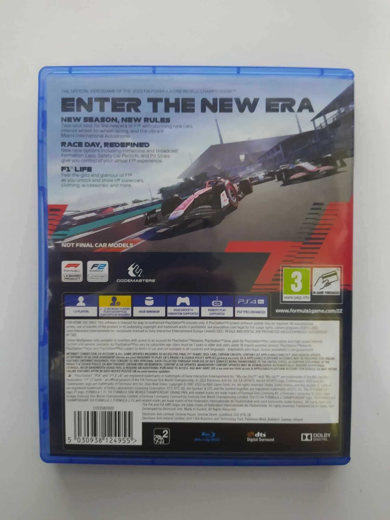 F1 22 PS4 Polskie napisy w grze formuła 1 2022 gra