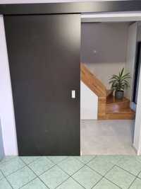 Drzwi przesuwne brązowe szerokość  100cm