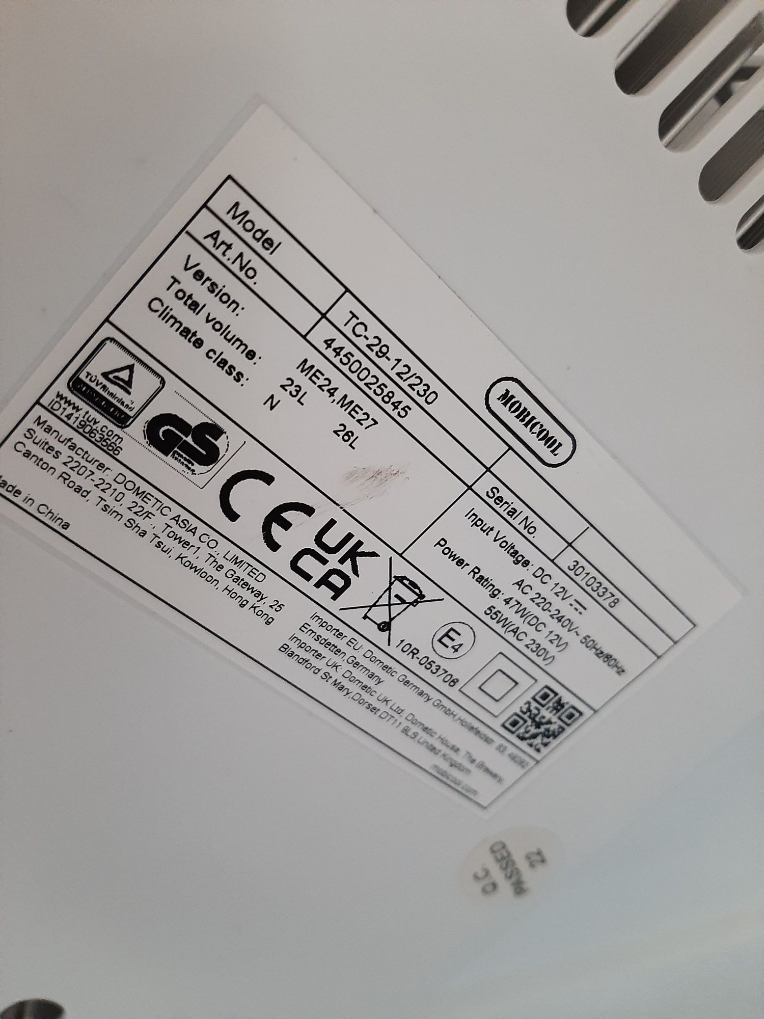 Arca frigorífica elétrica portátil