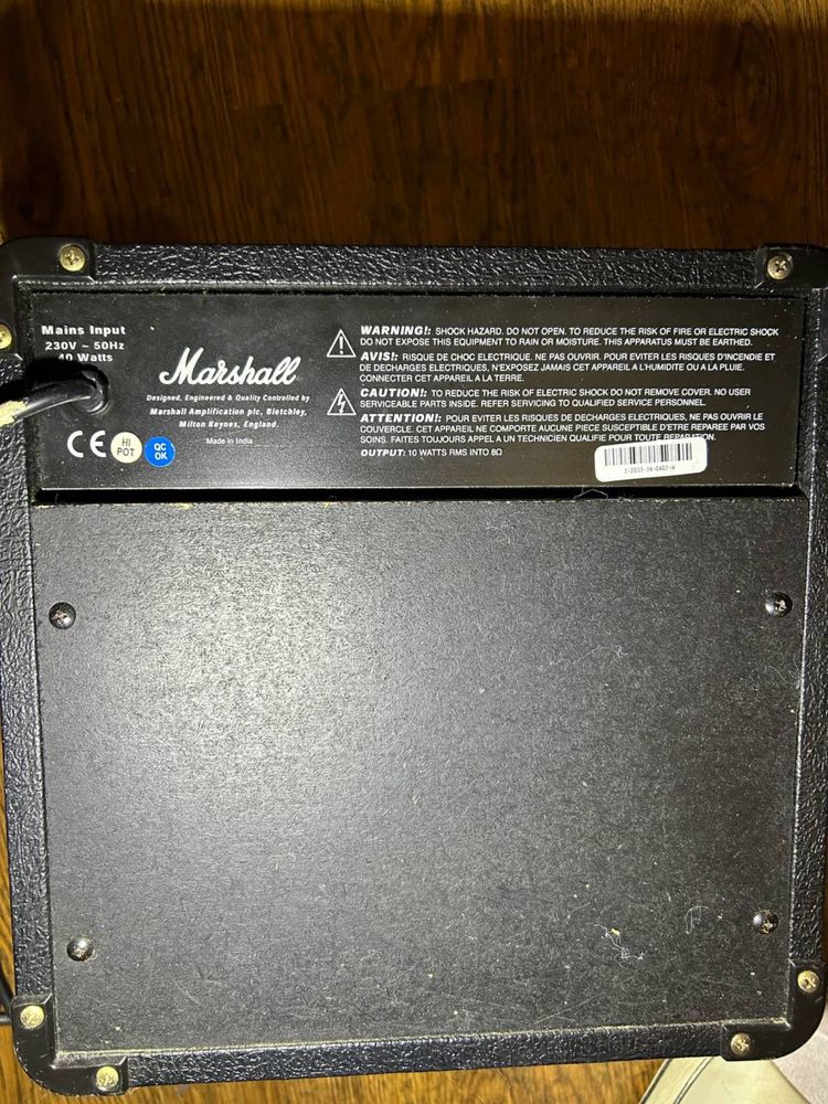 Комбопідсилюва Marshall MG10