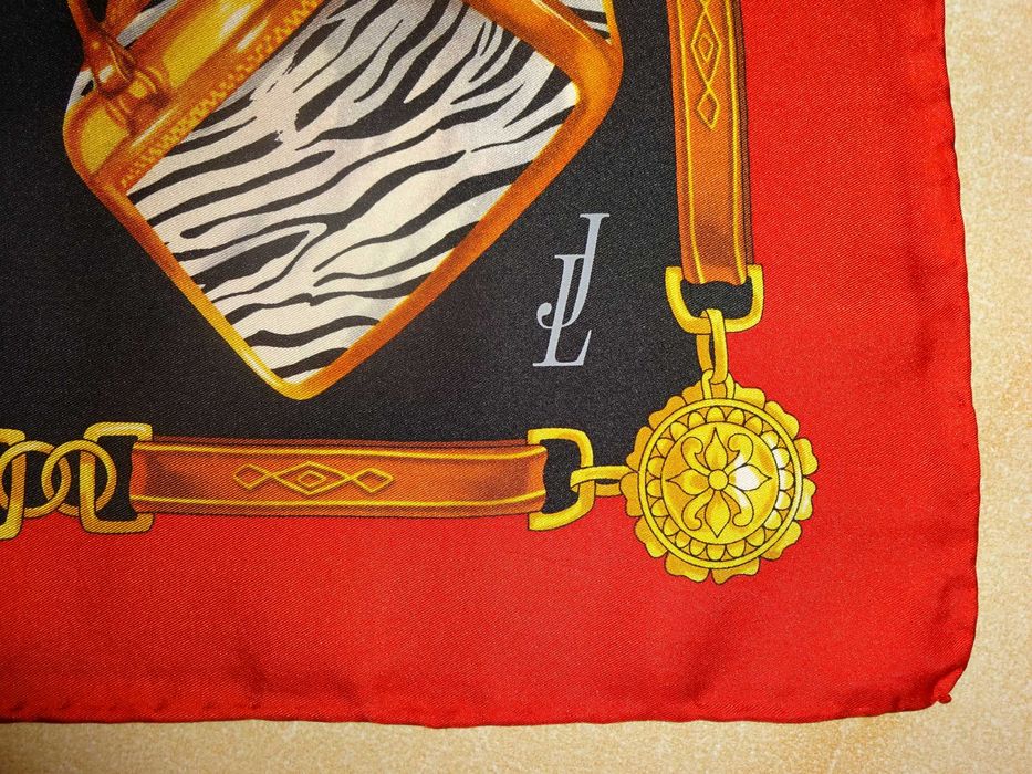 JAMMERS & LEUFGEN Reine Seide jedwabna chusta apaszka Torebki