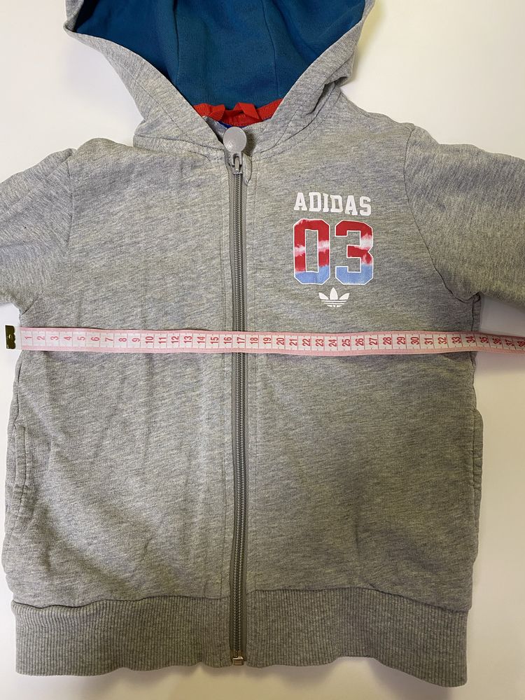 Кофта на замку з капюшоном Adidas оригінал толстовка