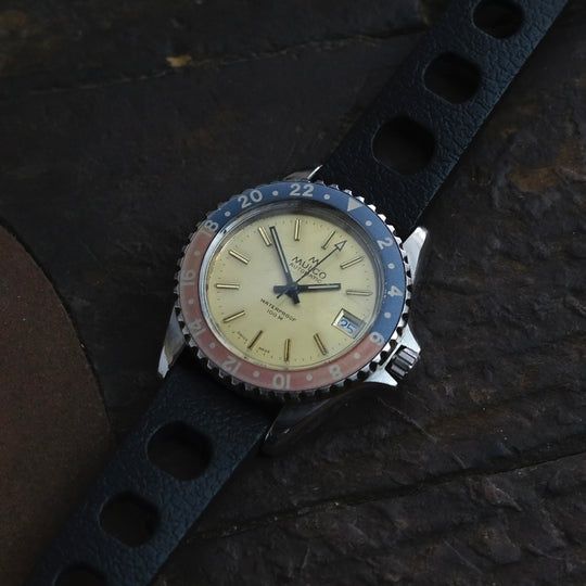 Relógio Muito Raro Mulco vintage Pepsi 37mm