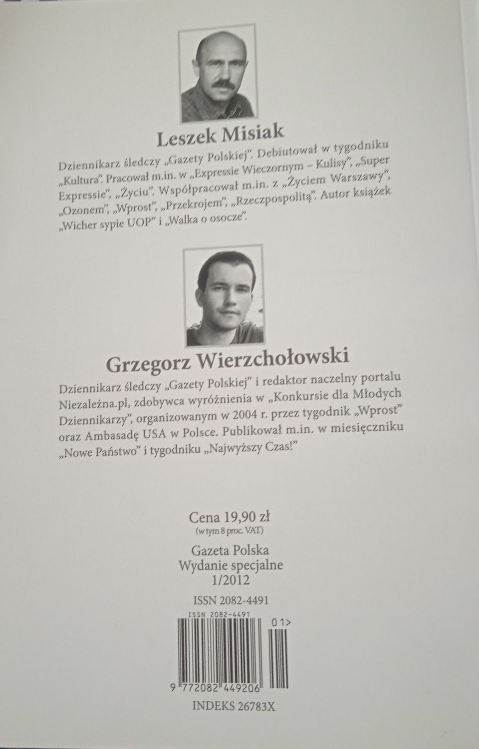 Musieli zginąć - Leszek Misiak, Grzegorz Wierzchołowski