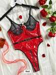 Nowe czarne erotyczne body lateksowe, czarne, latex, lateks, L