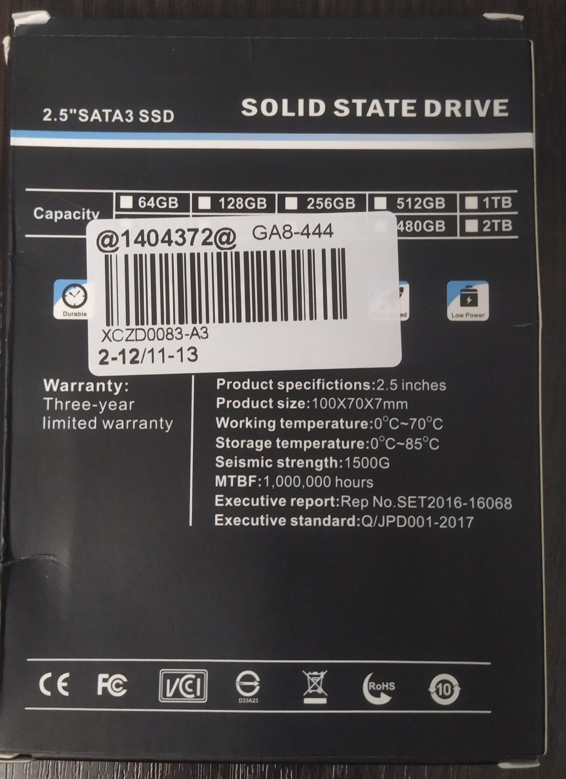 SSD 4 Tb 2,5 " SATA III