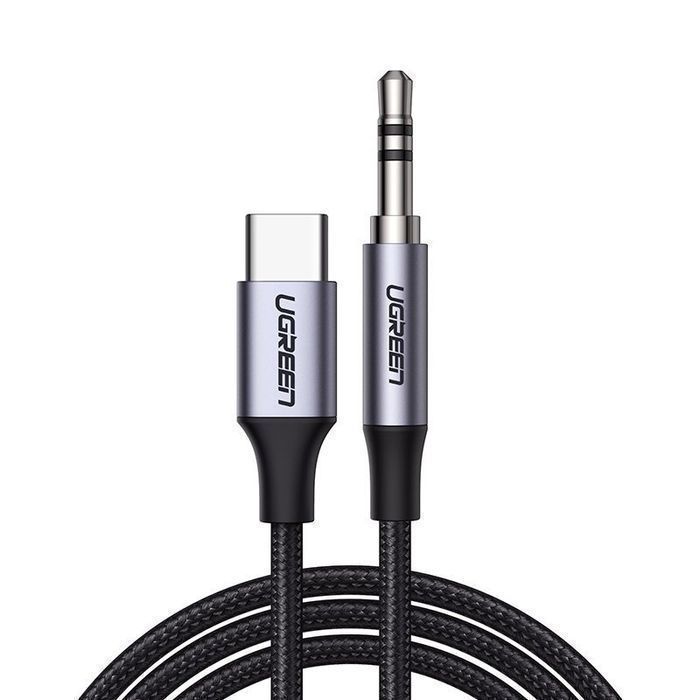 Kabel Audio Ugreen USB-C do Jack 3,5 mm 1M - Czarny