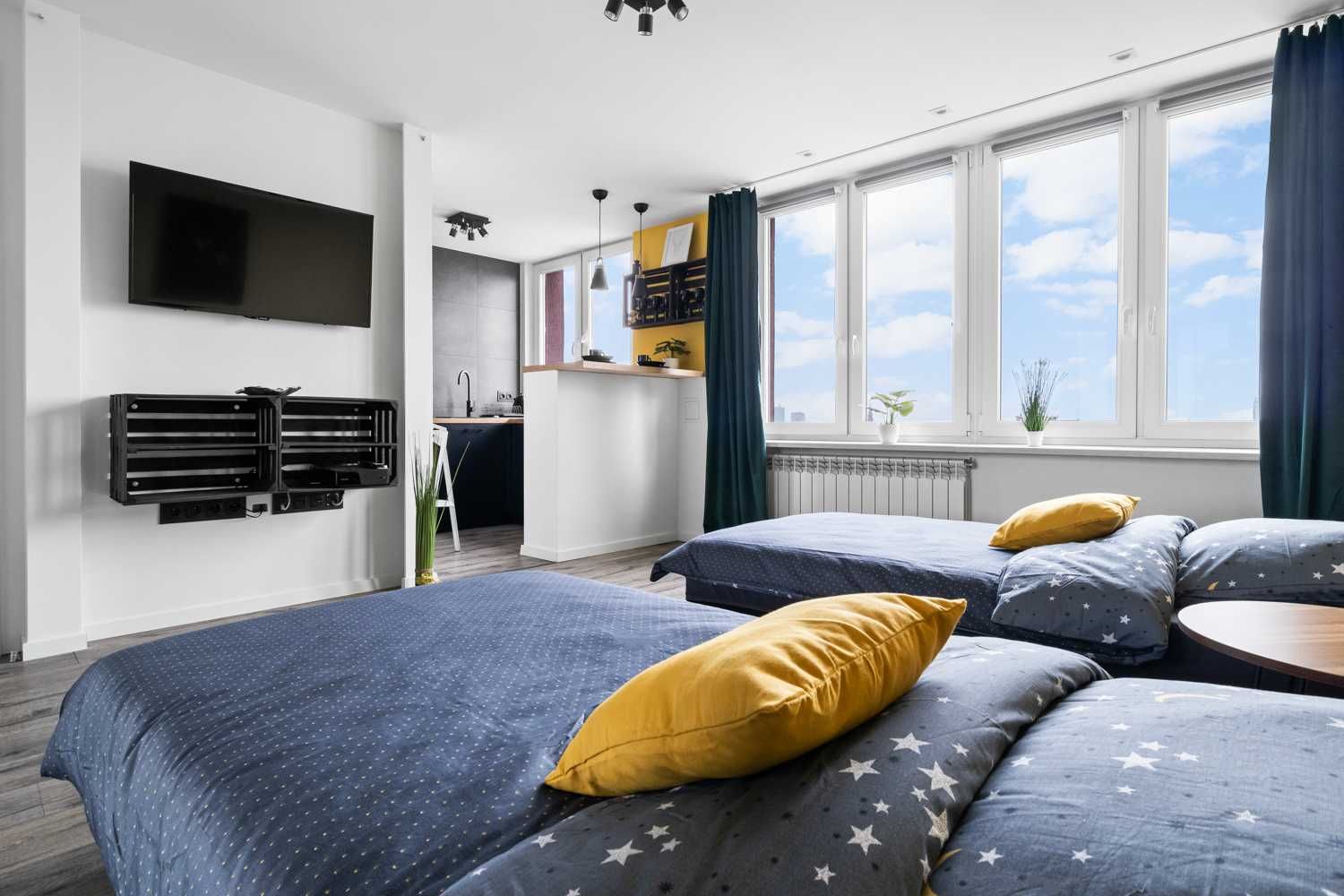 SkyApartment NA DOBY w centrum Warszawy. 16 piętro WIDOK