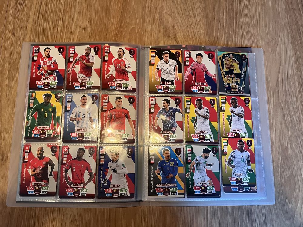 Karty piłkarskie 196 szt. panini Fifa world cup qatar 2022