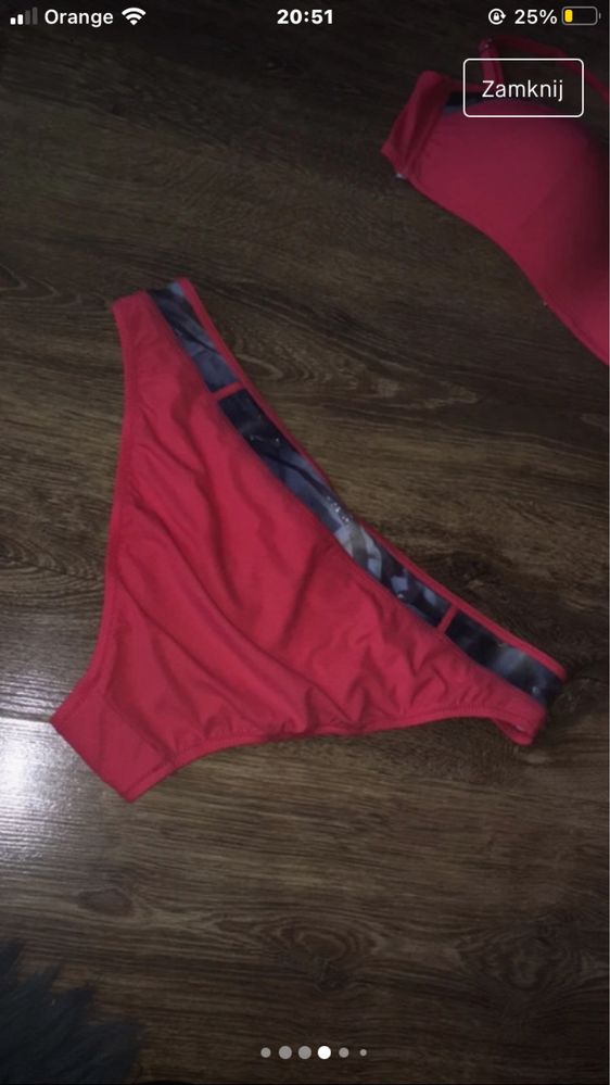 Strój kapielowy L-XL nowy 2-częściowy miseczka B