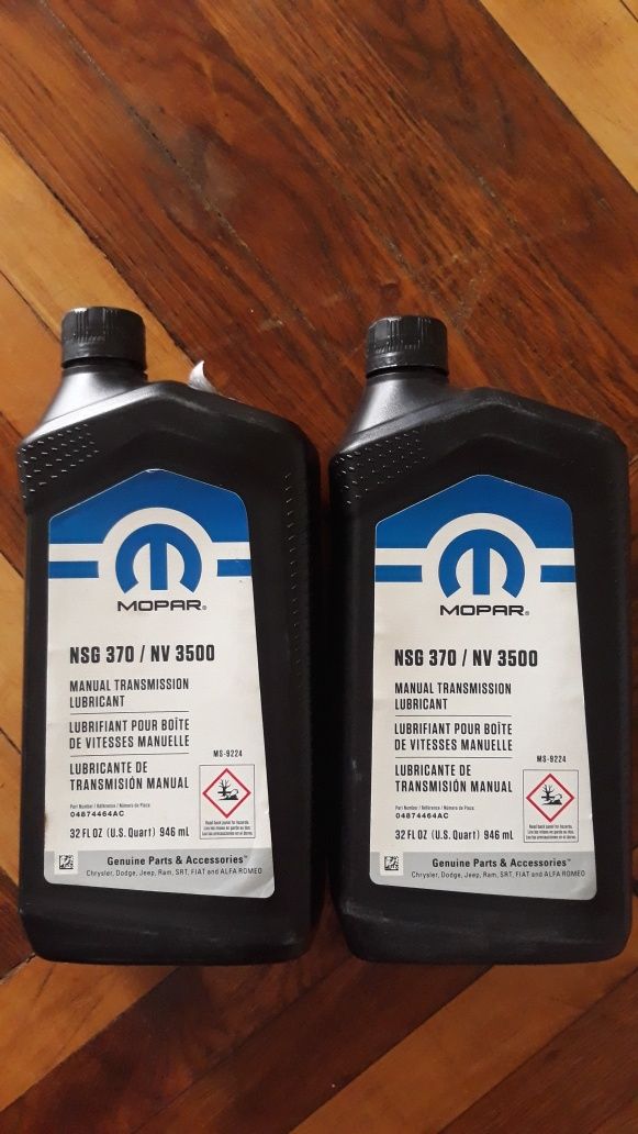 Трансмисионное масло  MOPAR NSG370/NV3500