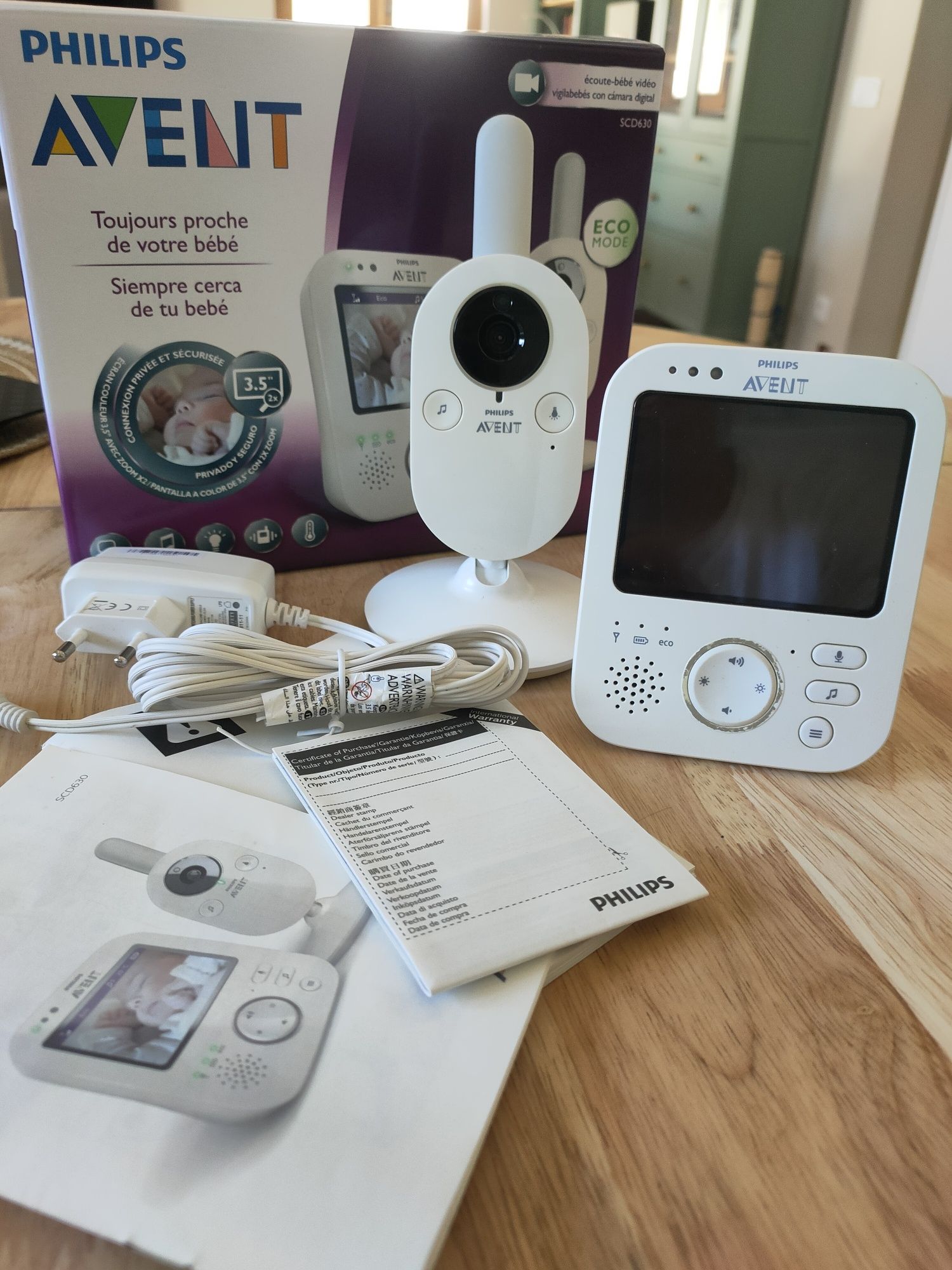 Intercomunicador Philips Avent SCD630