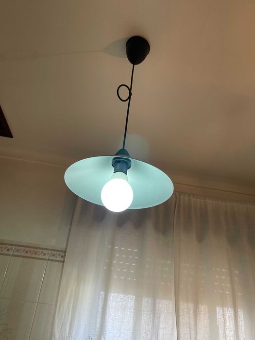 Candeeiro de Teto Cinzento