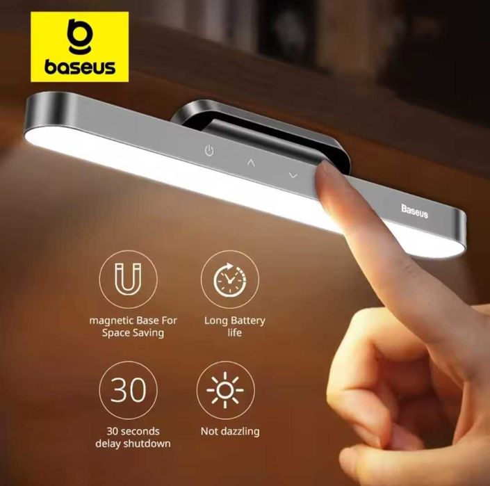 Лампа Baseus Magnetic Stepless Dimming Charging Desk Lamp Гарантія
