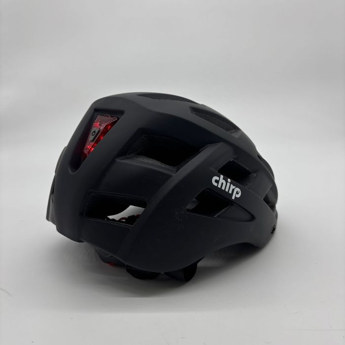 Kask rowerowy z lampką LED Czarny Rozmiar M