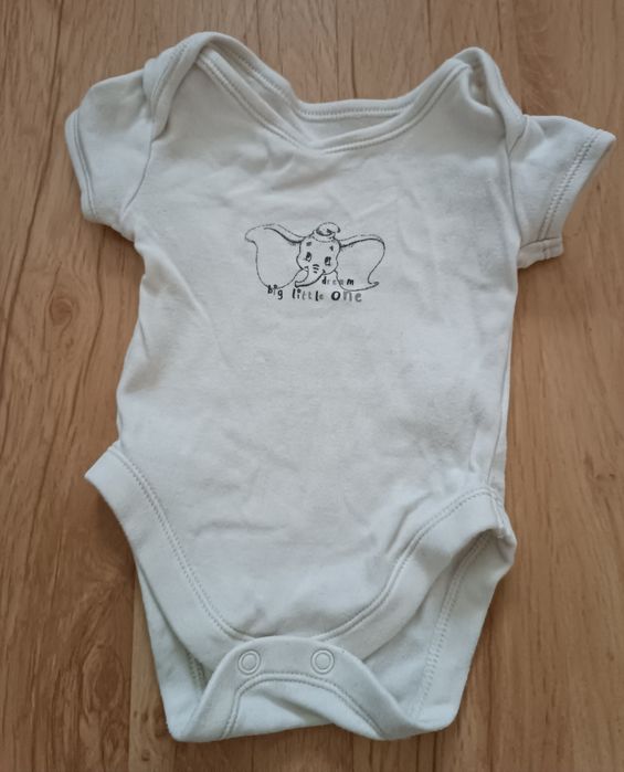 George 50 56 body krótki rękaw dla chłopca dziewczynki unisex
