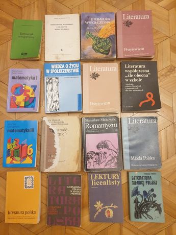 Oddam książki polski angielski matematyka