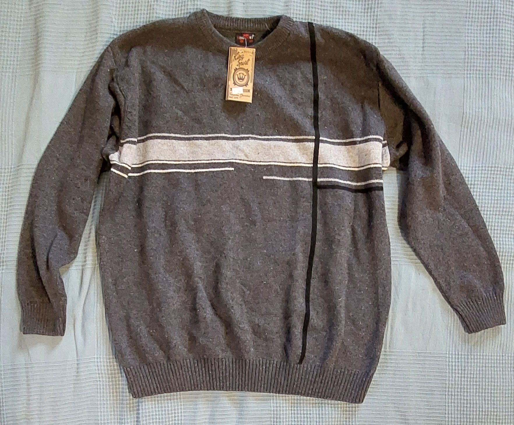 Sweter wełna duży 5XL NOWY