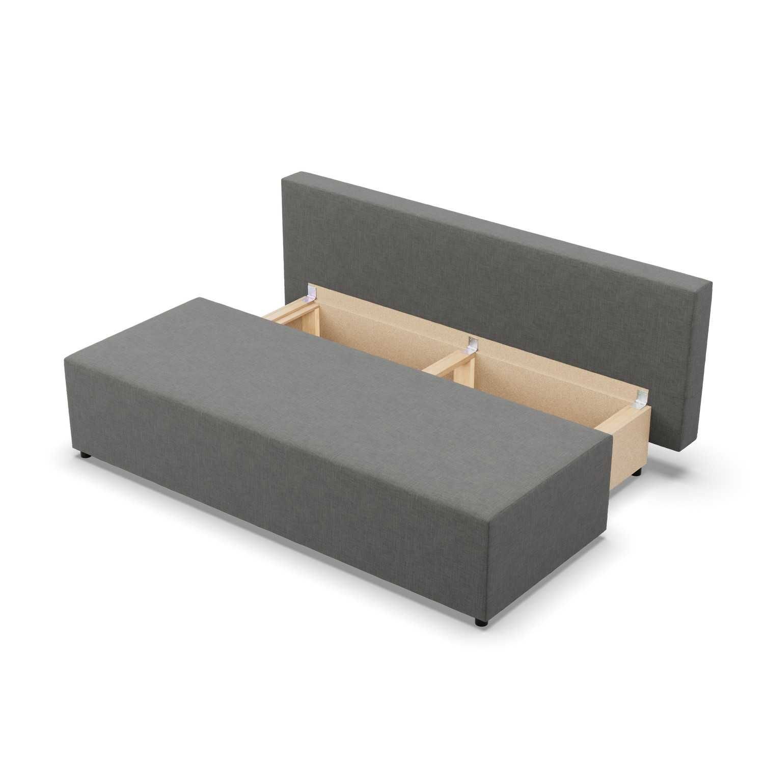Kanapa 3-osobowa Sofa Funkcja Spania Rozkładana Wygodna Pojemnik Fermo