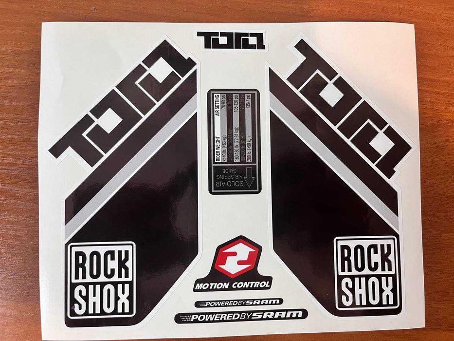 колекційні Marzocchi BOMBER 888, наклейки на вилку велосипеда Комплект