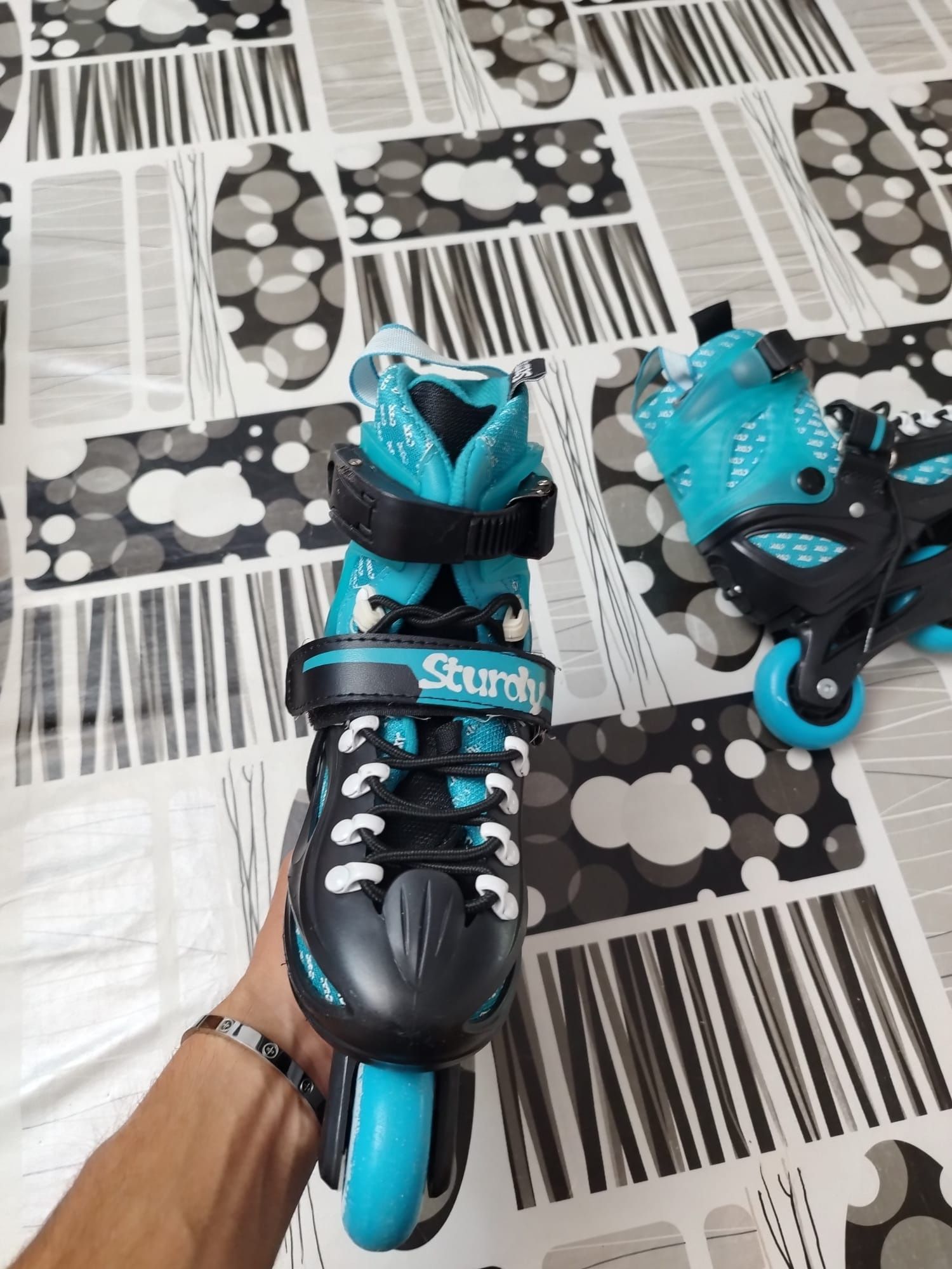 Patins em linha - roller ajustável