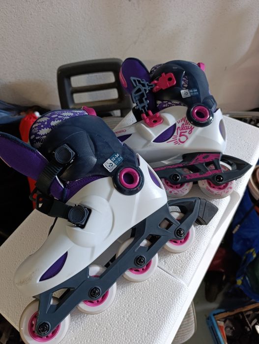Patins em linha OXELO Decathlon 32 a 34