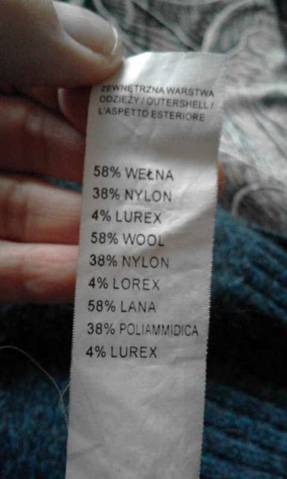 sweter na guziki zapinany wełna 38 40