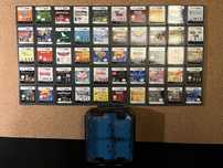 Zestaw 50 gier na Nintendo DS +  transporter na kartridże