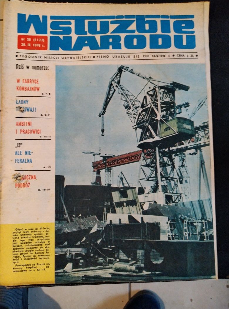 PRL ciekawostki ,,W służbie narodu ,, tygodnik  w czasy 1974 -1976