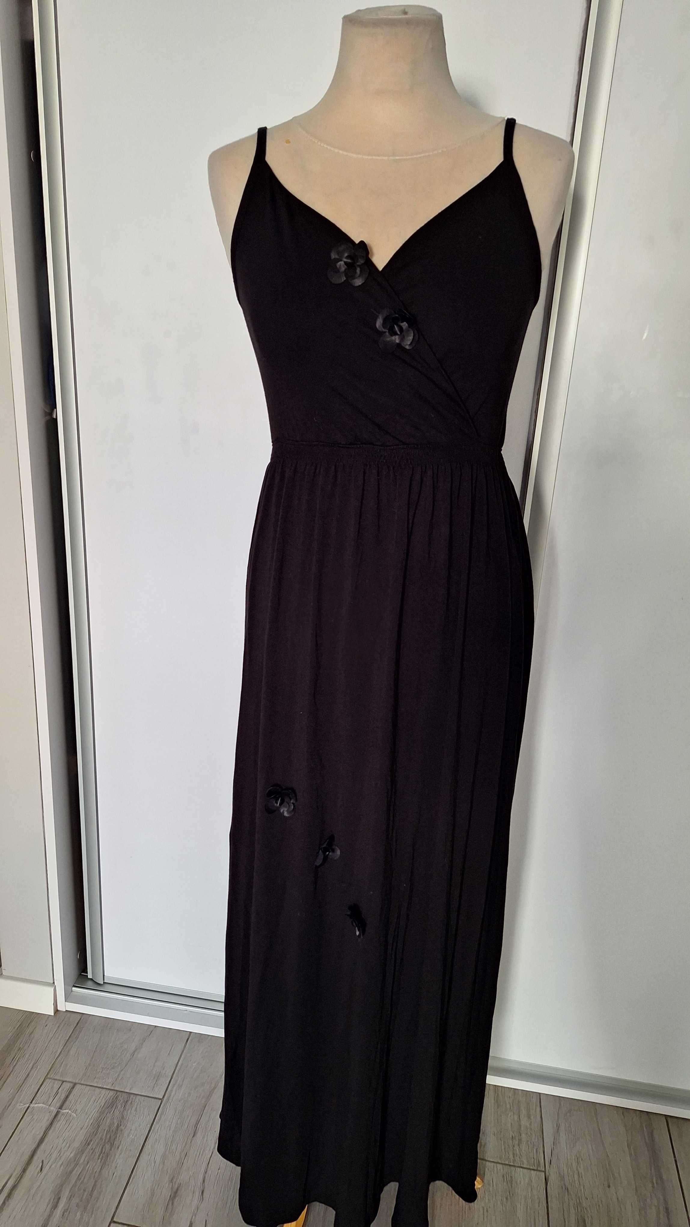 elegancka długa sukienka w roz 38/40