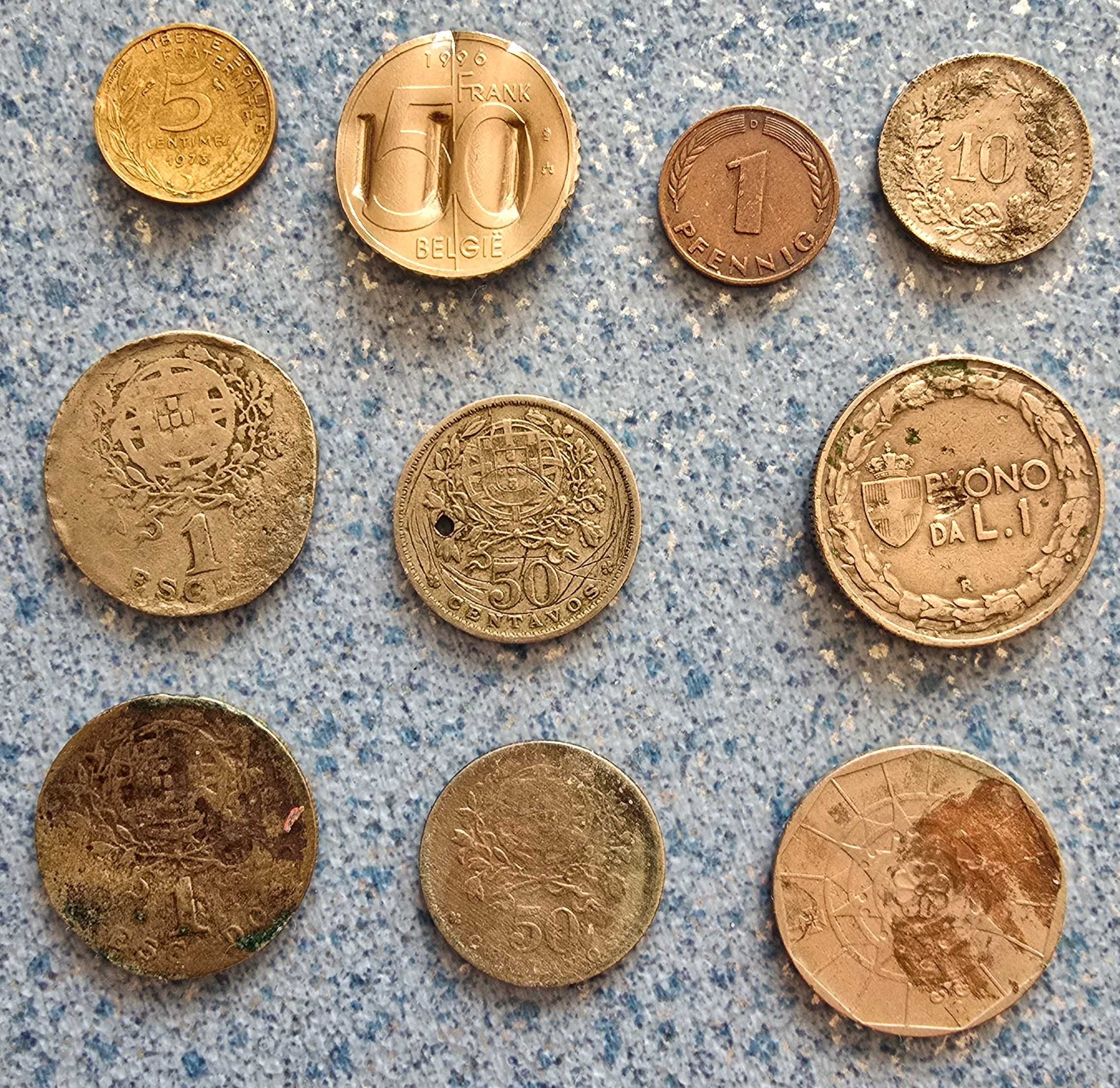 Moedas com defeito