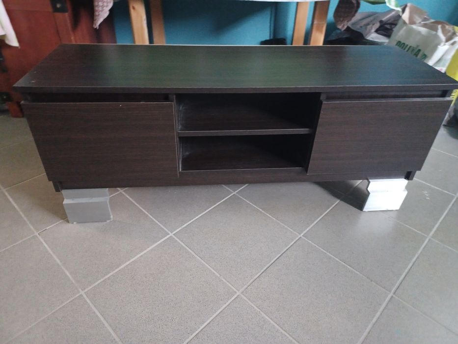 meble, zestaw, szafka, komoda, szafka rtv, kolor wenge