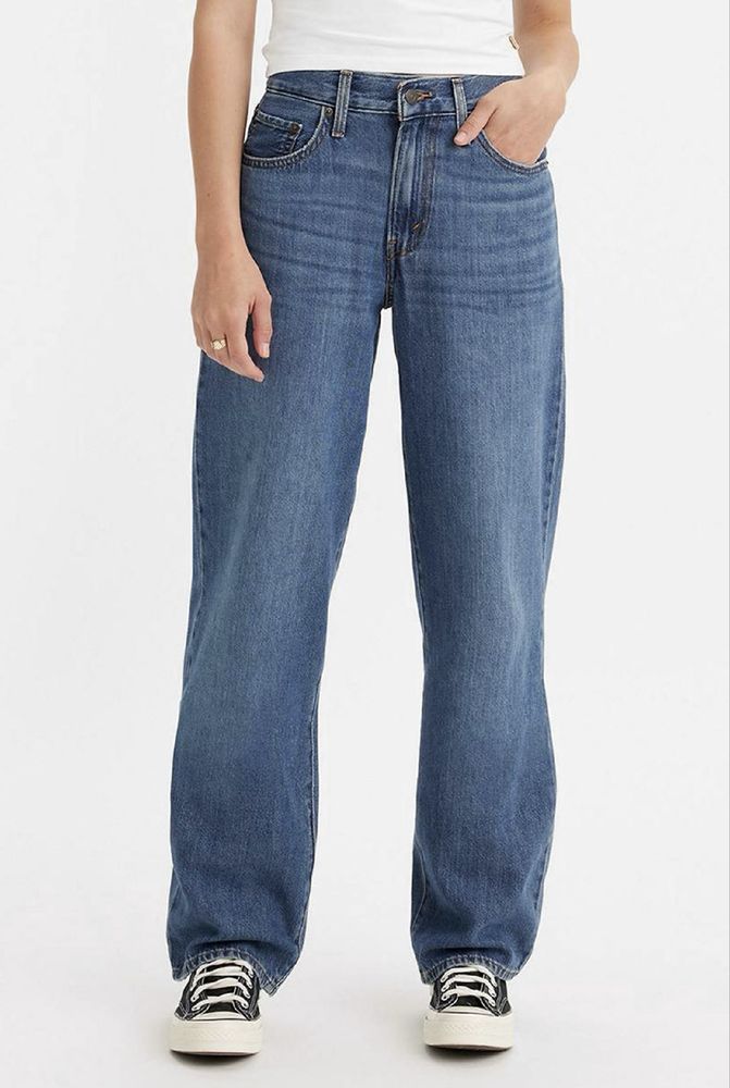 Джинсы Levis Baggy dad 26 размер!