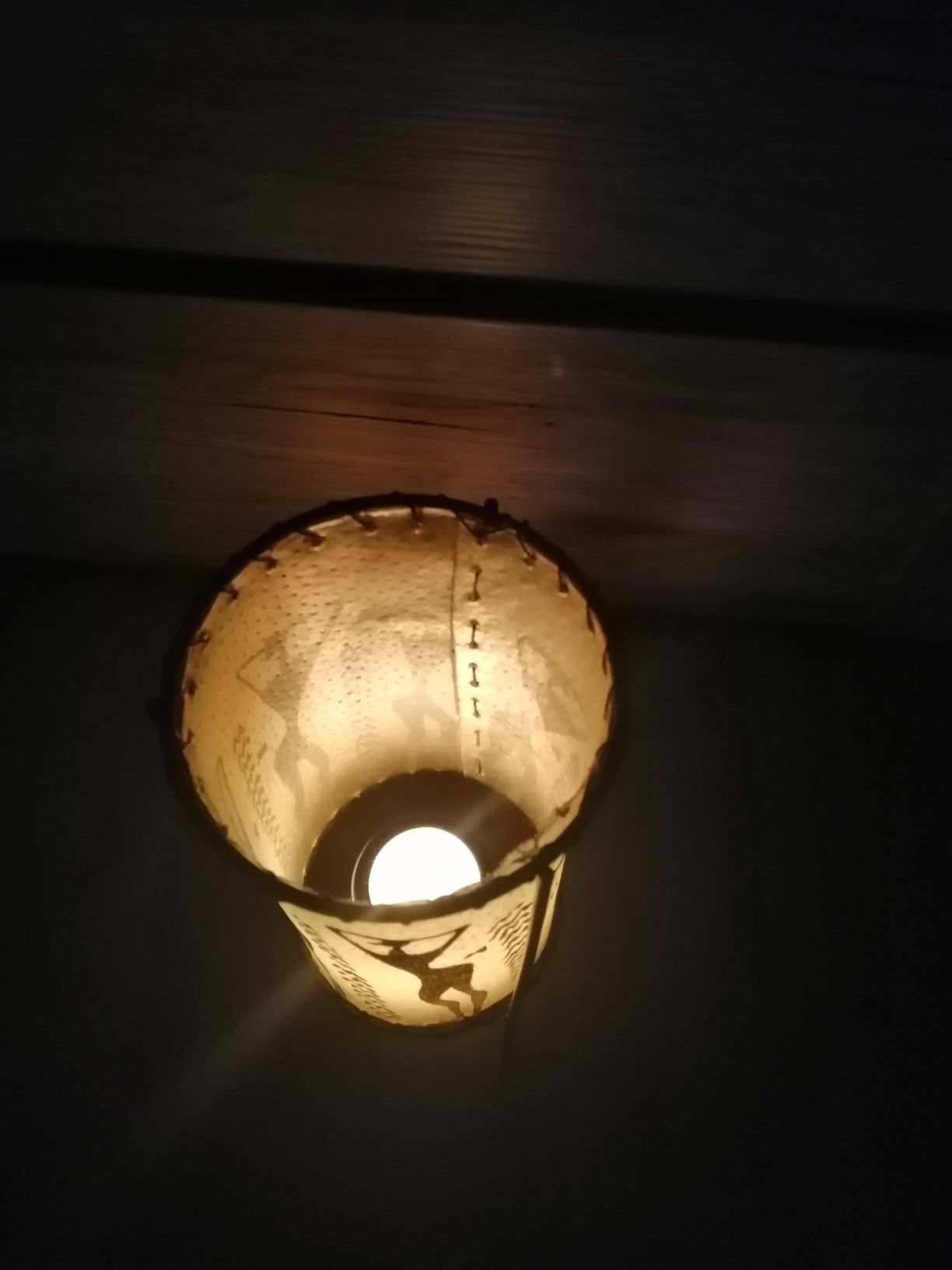 Lampa na świeczkę podgrzewacz
