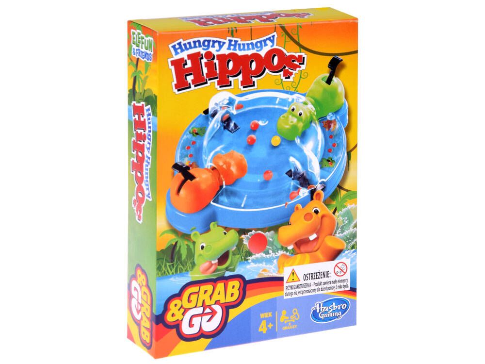 Hasbro Gra Zręcznościowa Głodne Hipopotamy Gr0657