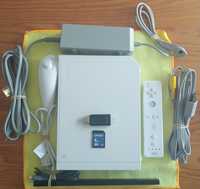 Conjunto Nintendo Wii Preto/Vermelho/Branco/Wii Mini