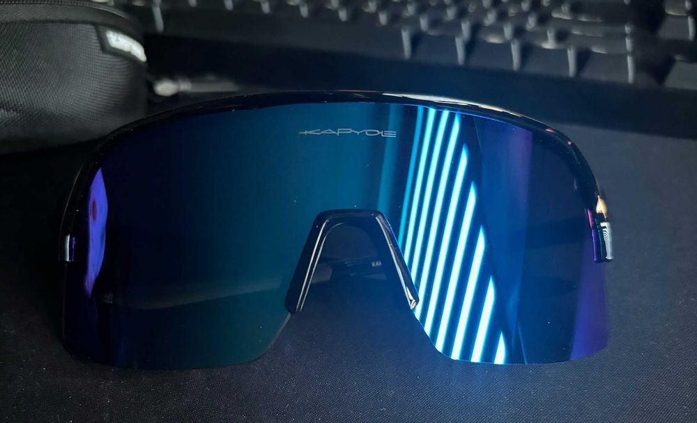 Nowe okulary rowerowe + etui