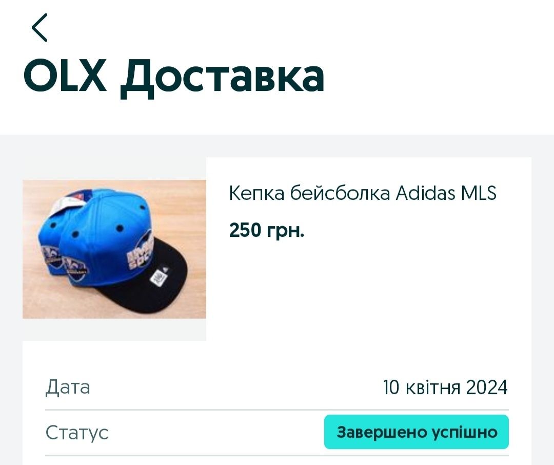 Кепка бейсболка Adidas MLS