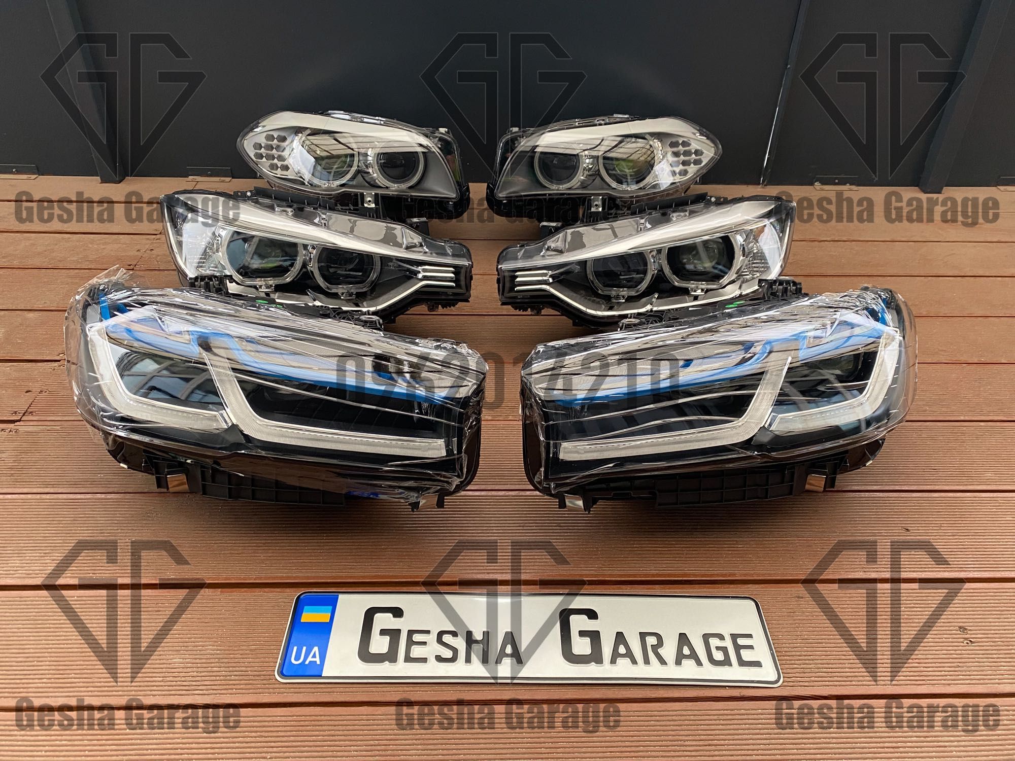 Наявність комплект фар BMW БМВ e39 F10 F30 g30 led halogen xenon lci