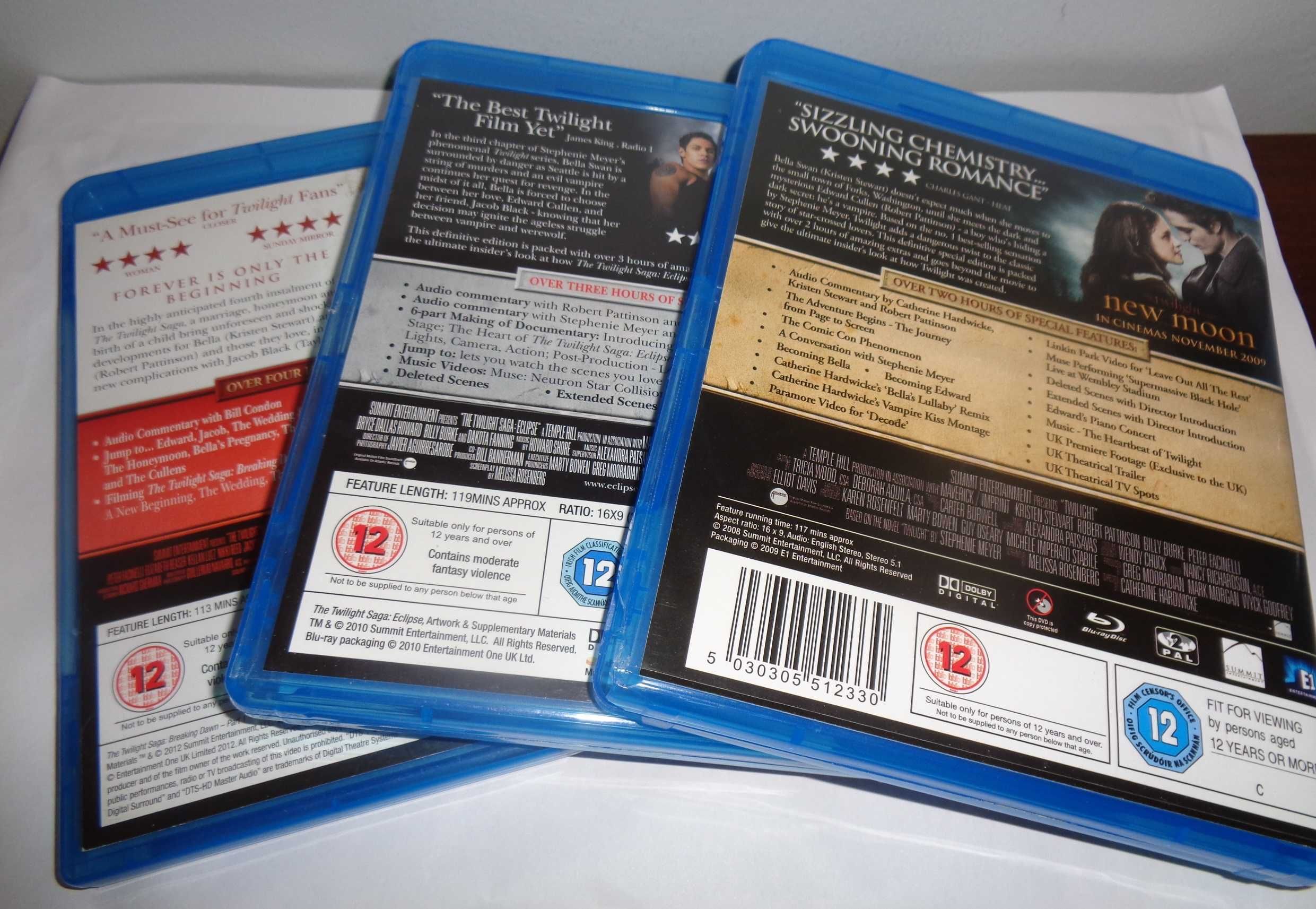Saga Zmierzch /3 filmy/ - Blu Ray