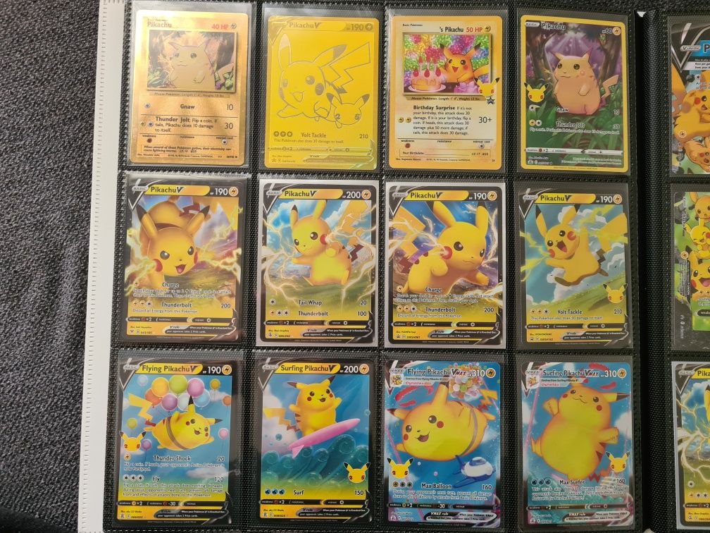 Coleção Pikachu Raros - Cartas Pokemon