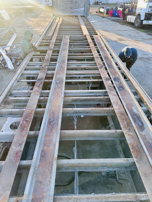 Рама прицепа, платформв причіпа напівпричіпа, платформа полуприцепа